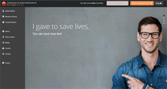 Desktop Screenshot of giveplasma.ca